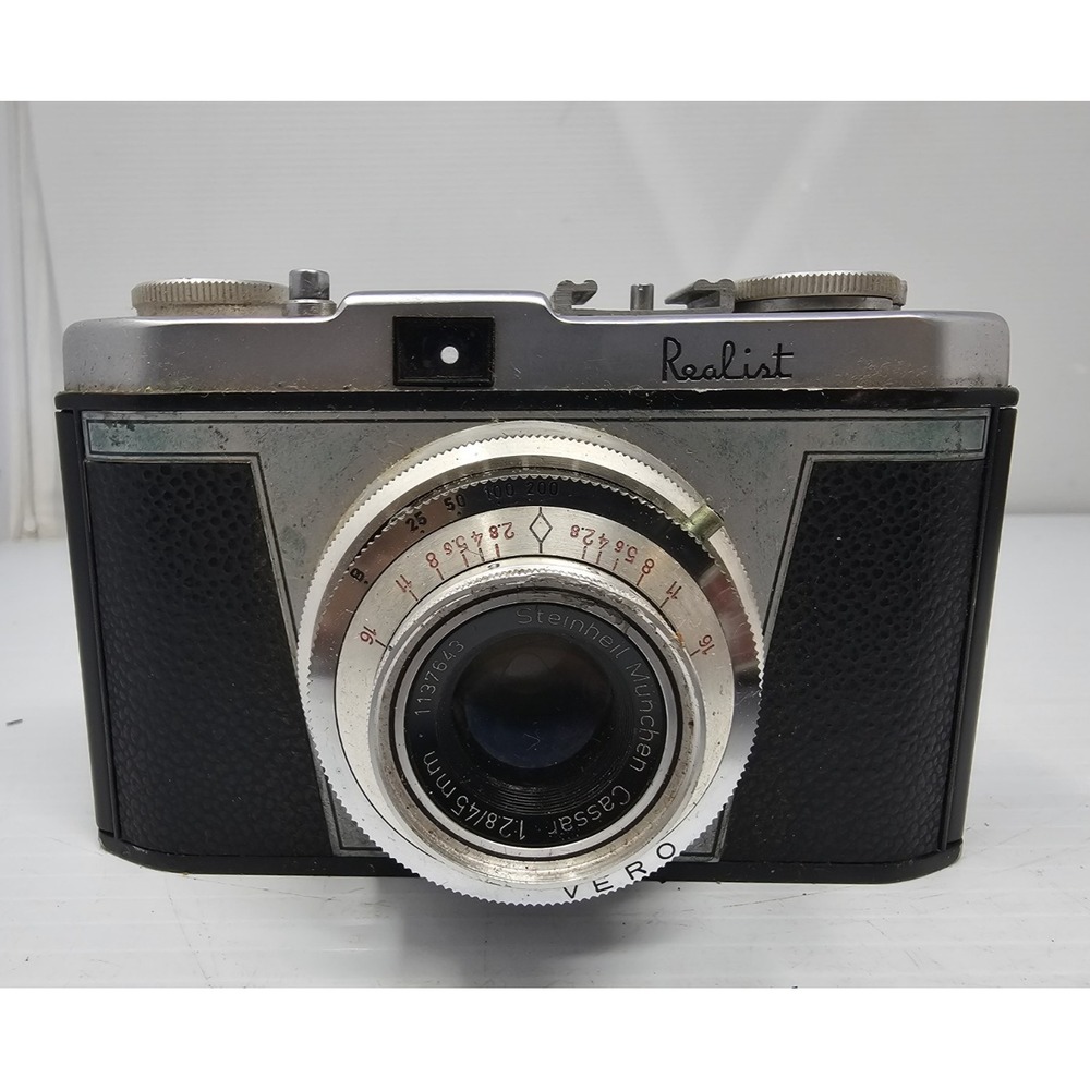 David White Co. REALIST 35 Model A Film Camera With Original Case